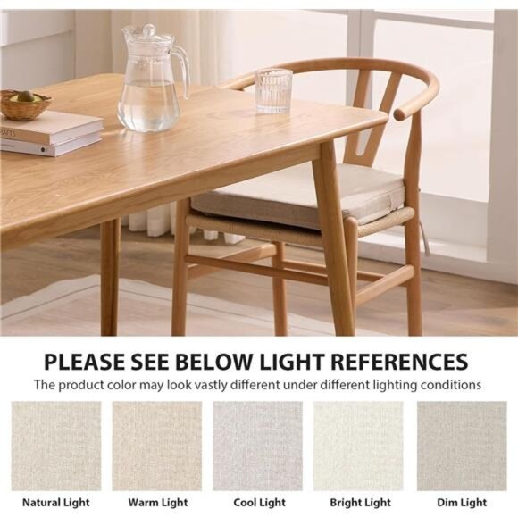 Dining Chair Cushions Set of 4 Thick Seat Pads Kitchen Chair Cushions Non Slip - Picture 4 of 7